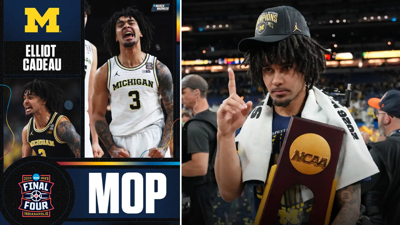 Elliot Cadeau Raih MOP Final Four Usai Bawa Michigan Juara NCAA 2026