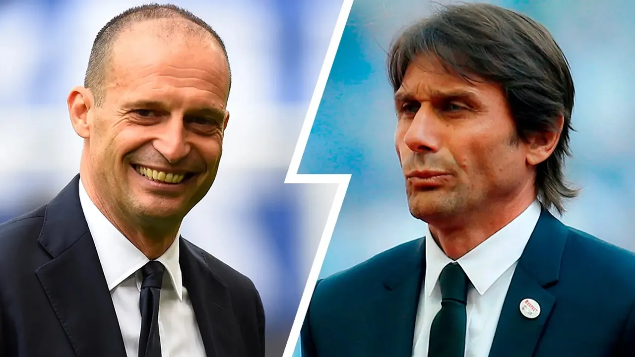 Max Allegri dan Antonio Conte