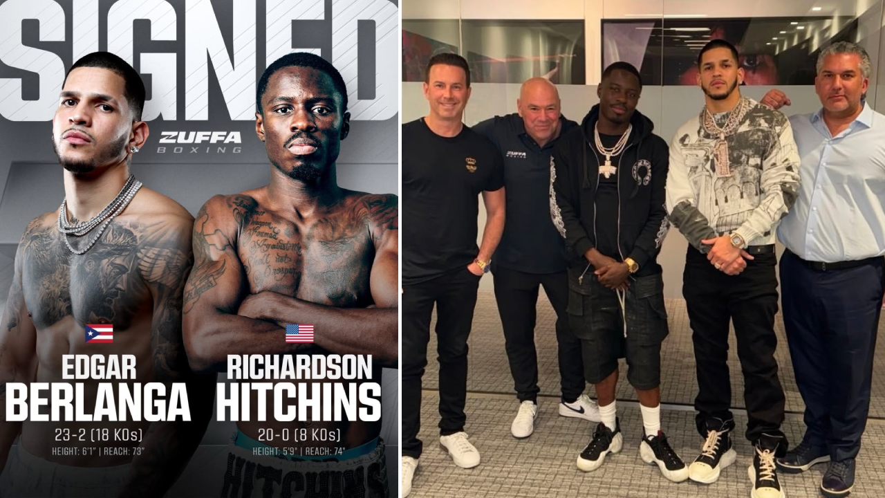 Edgar Berlanga dan Richardson Hitchins Resmi Gabung Zuffa Boxing