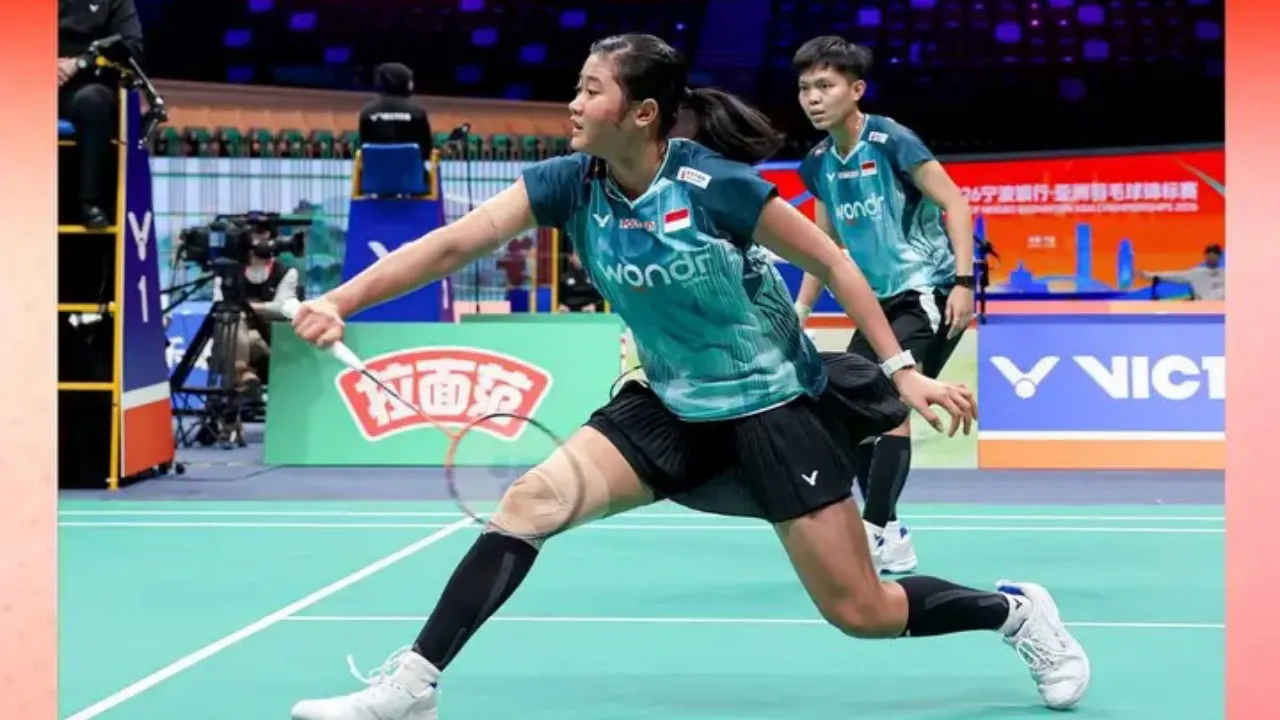 Sikat Unggulan 3, Amalia/Fadia Tembus Perempat Final Kejuaraan Asia 2026