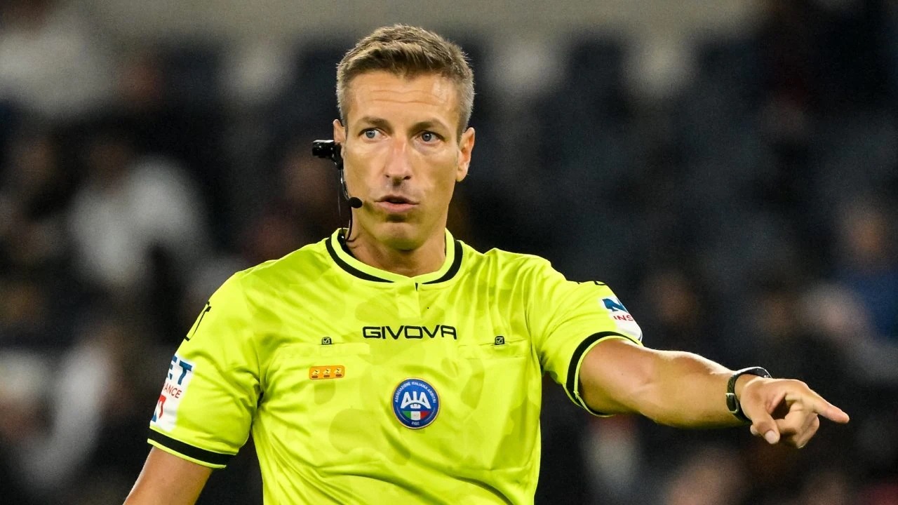Wasit Davide Massa Resmi Ditunjuk Pimpin Laga Como vs Inter Milan