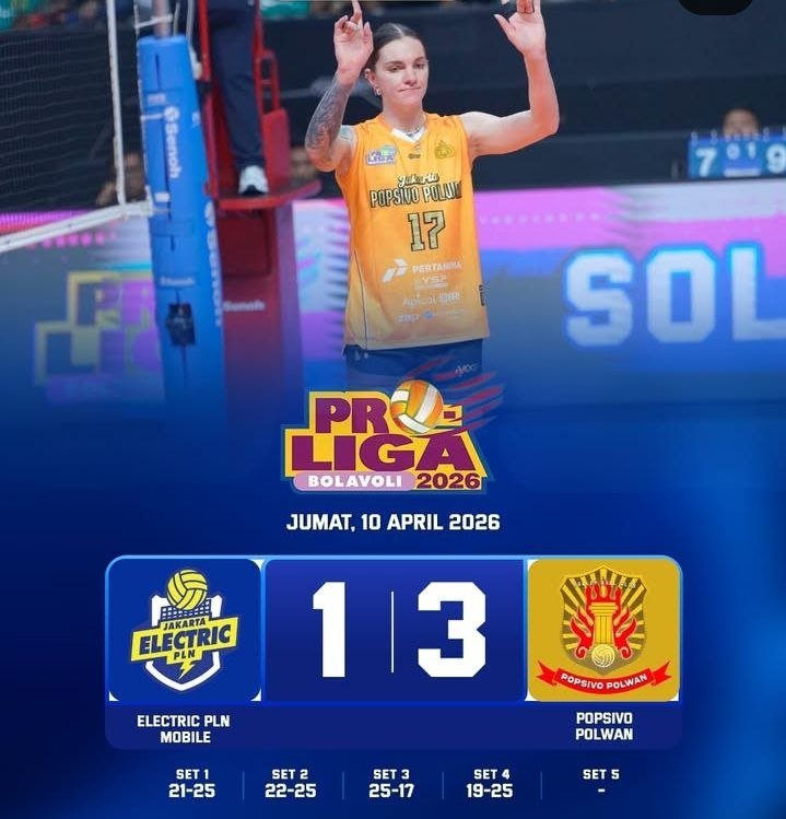 Popsivo Polwan Bungkam Electric PLN 3