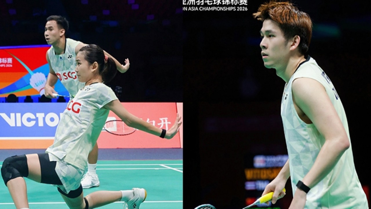 Dechapol/Supissara & Kunlavut Vitidsarn Amankan Semifinal Kejuaraan Asia 2026