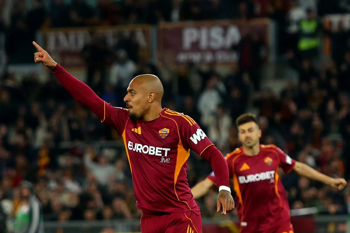Malen Borong Gol, Roma Bungkam Pisa 3-0 di Serie A - sumber: (footballitalia)