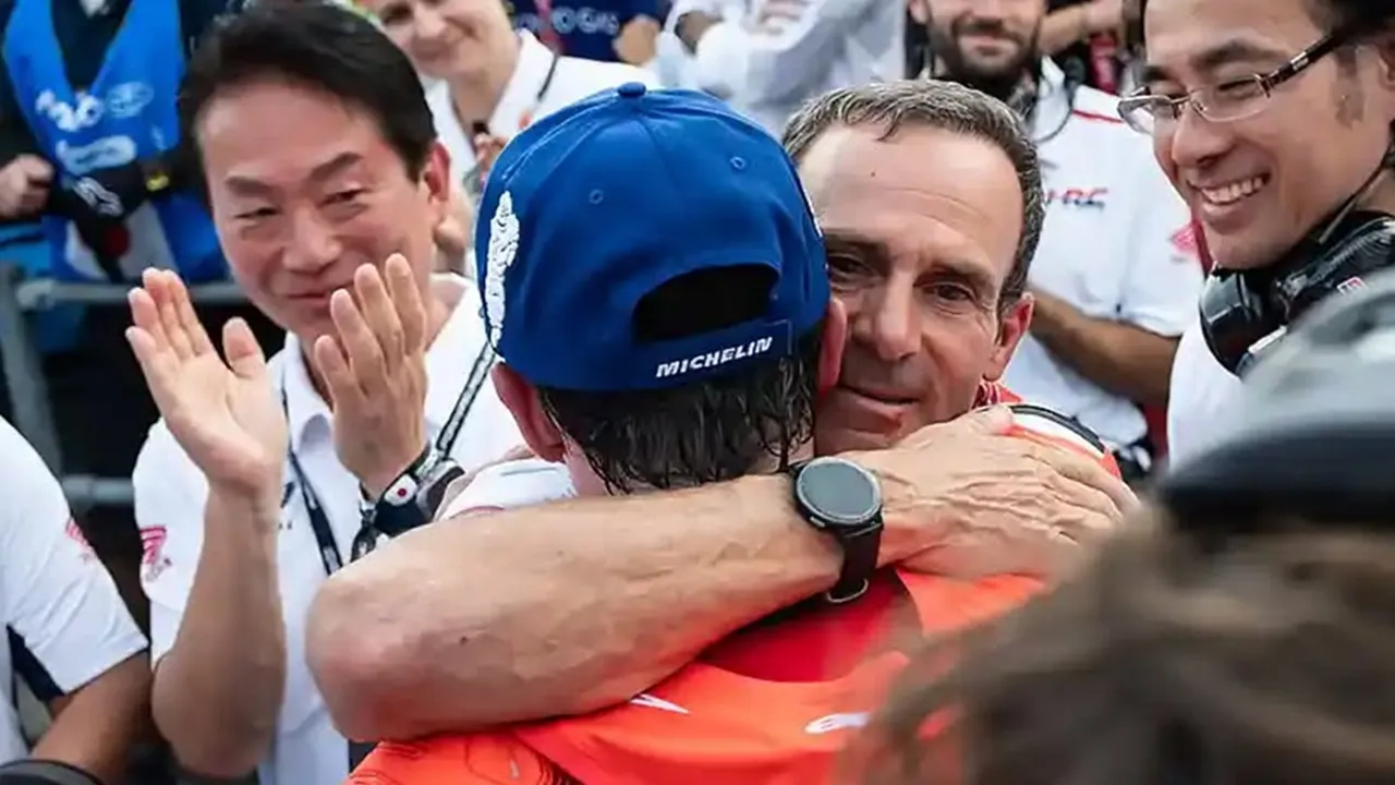 Marc Marquez dan Bos Honda Alberto Puig