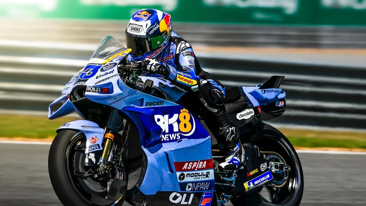 Alex Marquez tetap tenang meski performanya tidak sesuai harapan.