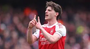 Declan Rice Hiburan Rekan Usai Kekalahan Arsenal dari Bournemouth