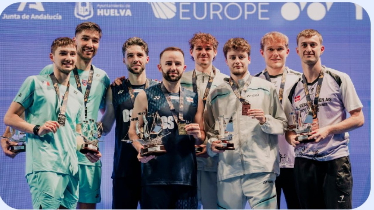 Ben Lane/Sean Vendy Bangga Raih Medali Emas Pertama di Kejuaraan Eropa