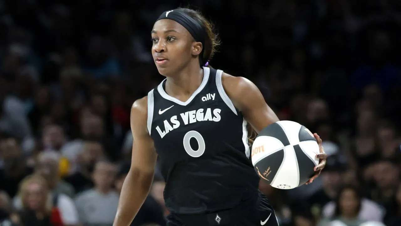 Kesepakatan tersebut saat ini berada di tahap finalisasi dan akan memastikan Jackie Young tetap bertahan di Las Vegas tanpa memasuki pasar free agency. (Foto: AP)