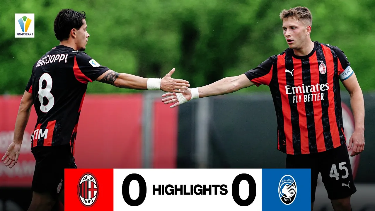 Laga Panas AC Milan Primavera vs Atalanta Berakhir Imbang di 0-0