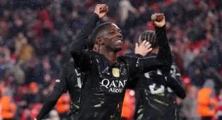 Ousmane Dembele Senang PSG Menangkan Laga Sulit Lawan Liverpool