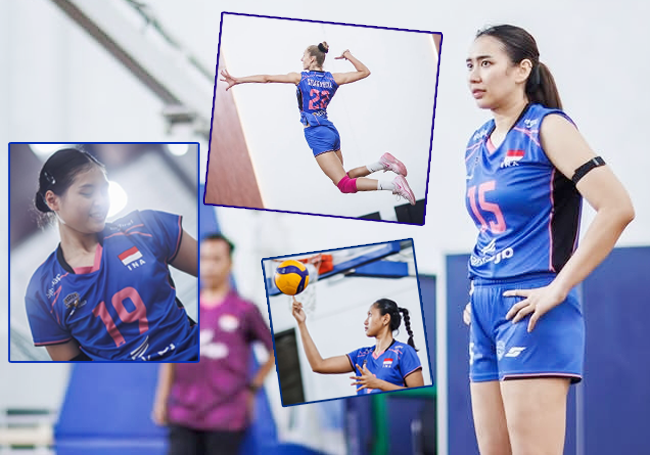 Bintang Voli Yolla Yuliana dan Rekan Resmi Latihan Bersama BJB Tandamata