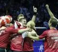 Momen Kemenangan Denmark Kalahkan Indonesia di Final Piala Thomas 2016