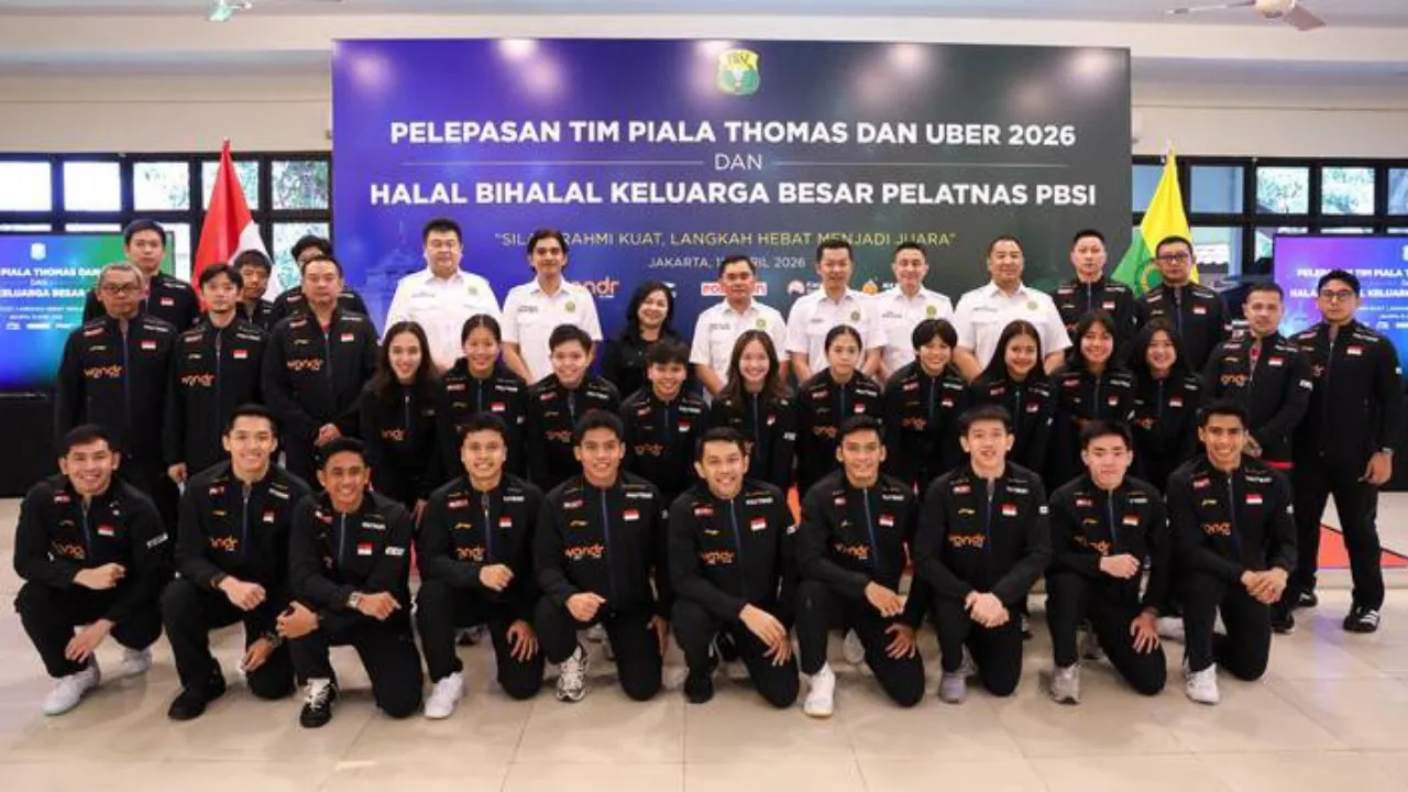 PBSI Resmi Melepas Tim Indonesia di Piala Thomas & Uber 2026