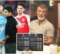 Roy Keane dan Ian Wright Ramalkan Hasil Akhir Arsenal vs Man City di Liga Inggris