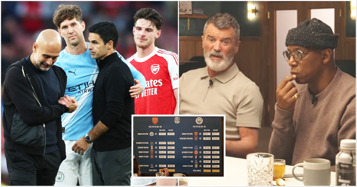 Roy Keane dan Ian Wright Ramalkan Hasil Akhir Arsenal vs Man City di Liga Inggris