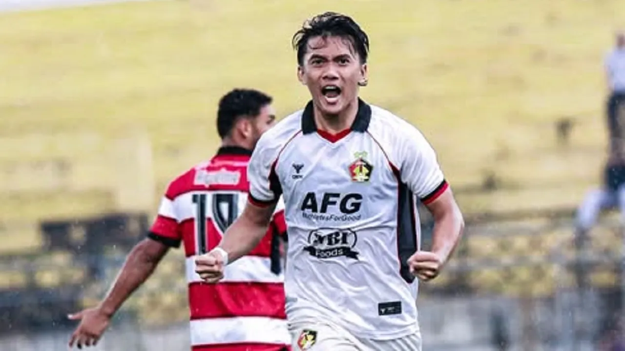 Sanjaya Putra Ungkap Rasa Senang Cetak Gol Debut Di Hari Ulang Tahun
