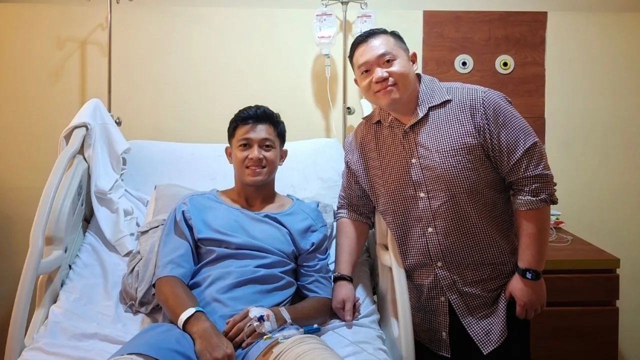 Febri Hariyadi selesai menjalani operasi ACL
