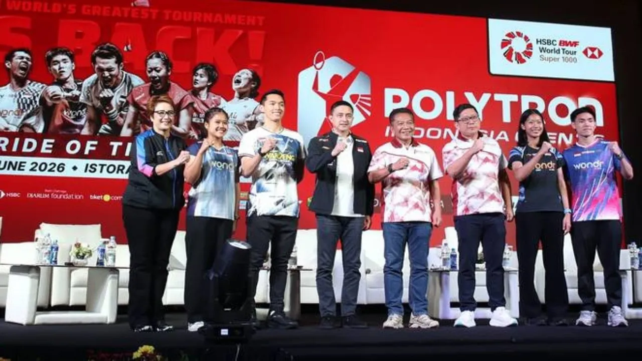Indonesia Open 2026 Usung Semangat "Pride of the Nation"