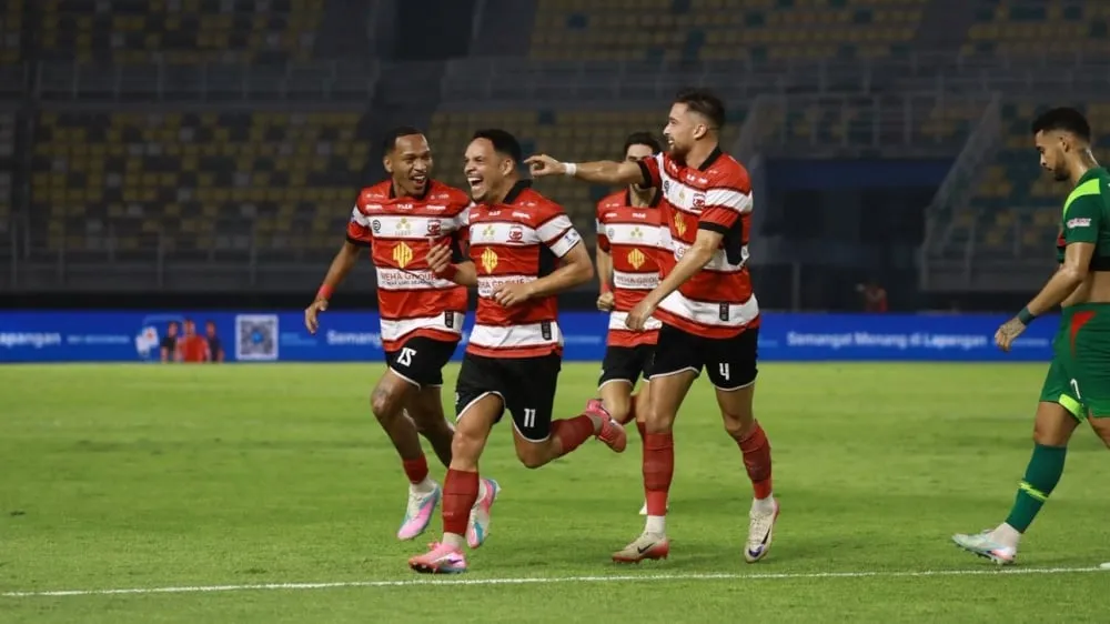 Madura United Raih Rekor Kemenangan Beruntun Perdana Musim Ini - sumber: (ileagueid)