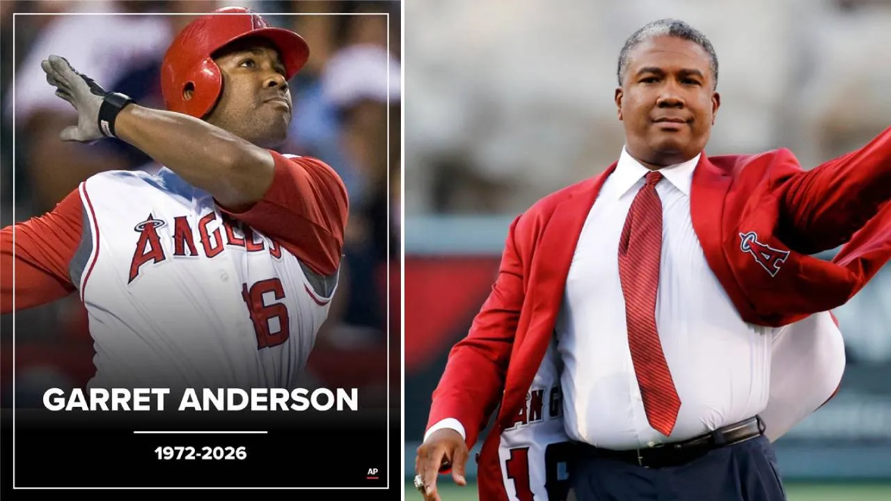 Garret Anderson menjadi sosok penting yang membantu membawa Angels memasuki era kesuksesan, termasuk saat meraih gelar World Series 2002. (Foto: AP)