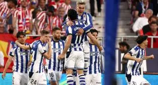 Real Sociedad Juara Copa del Rey, Atleti Tumbang