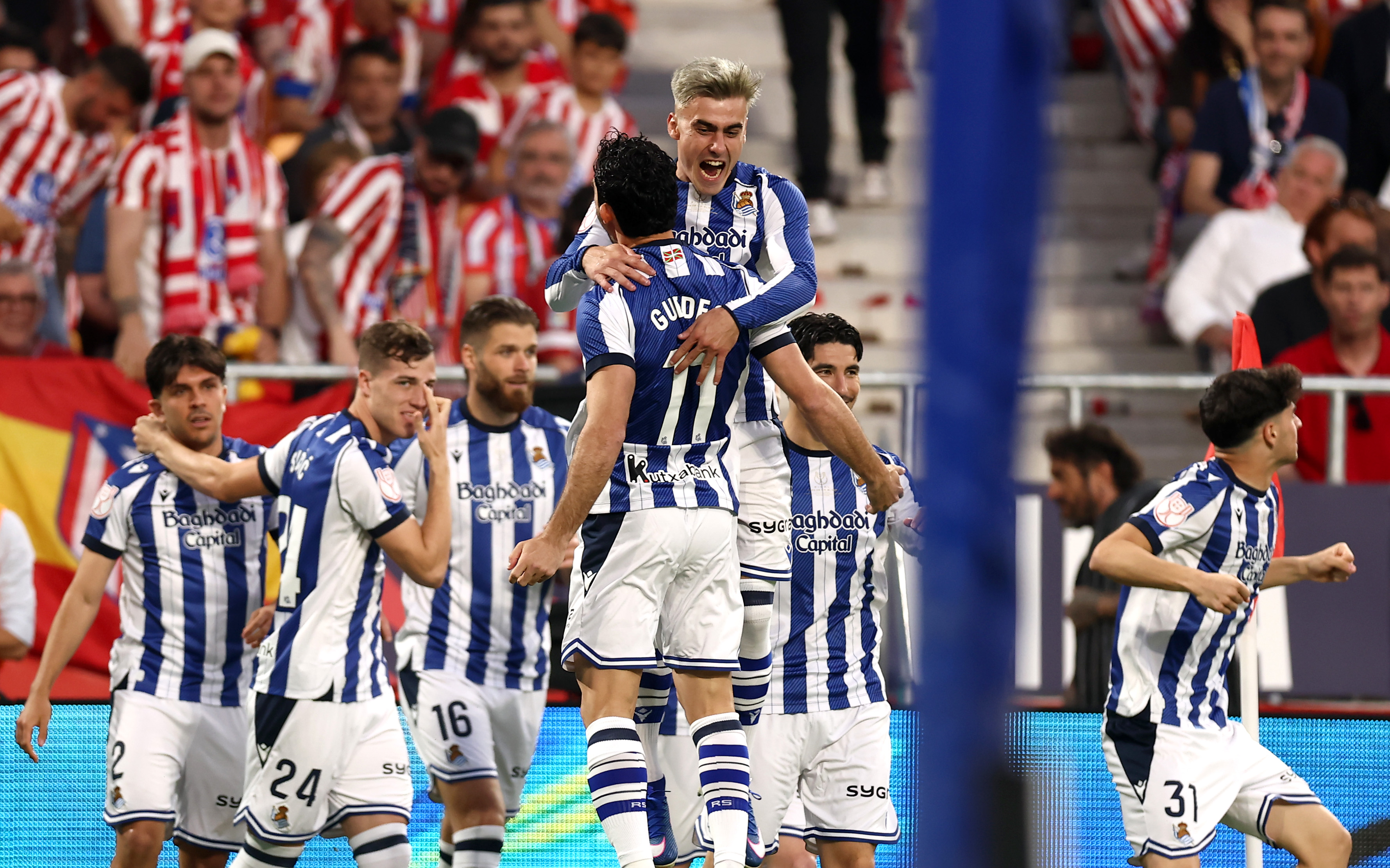 Real Sociedad Juara Copa del Rey, Atleti Tumbang