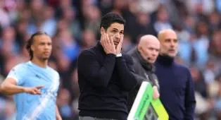 Arteta Kecewa Usai Kekalahan Arsenal dari Man City