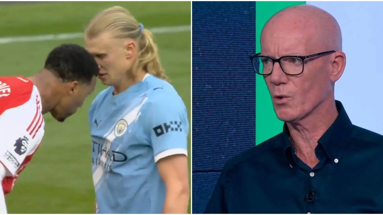 Eks Wasit Liga Premier Kritik Pedas Dermot Gallagher Terkait Insiden Gabriel vs Haaland - sumber: (givemesport)