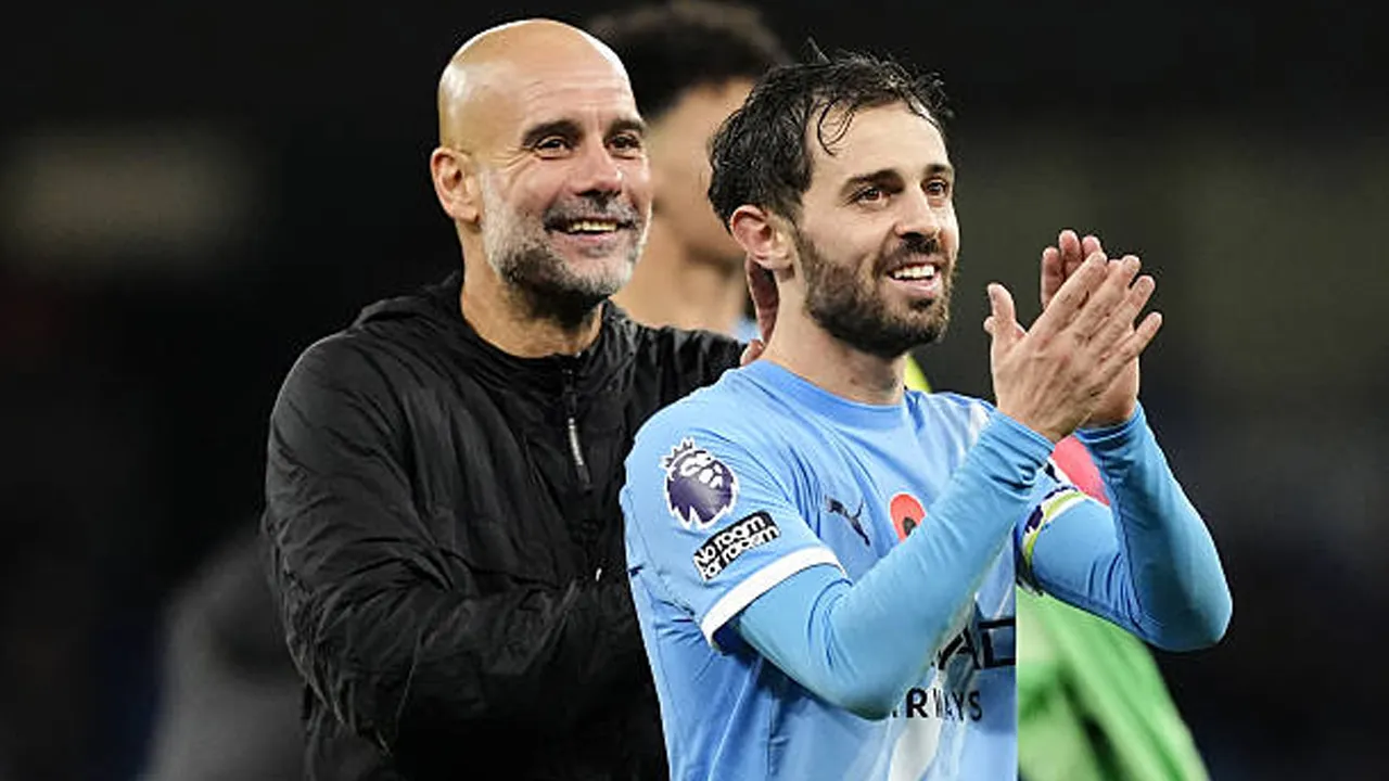 Pep Guardiola Tak Kuasa Tahan Emosi Saat Bahas Bernardo Silva