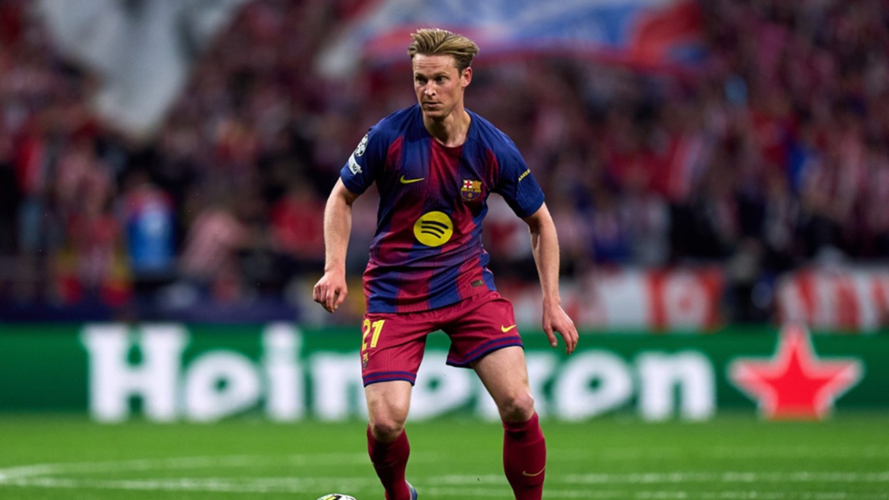 Frenkie de Jong Bangga Catat Rekor Bersama Barcelona
