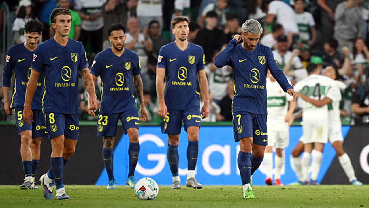 Hasil Pertandingan La Liga Spanyol: Elche 3-2 Atletico Madrid