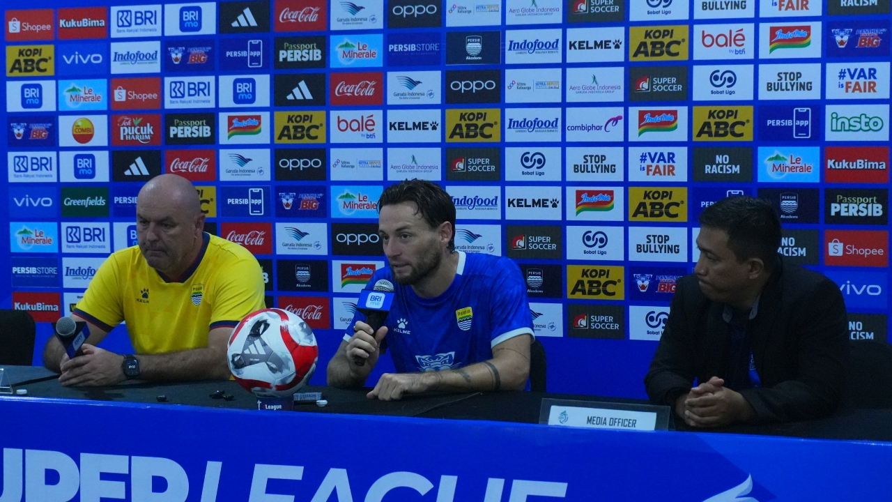 Klok Usung Target Bawa Persib Bangkit Usai Ditahan Imbang