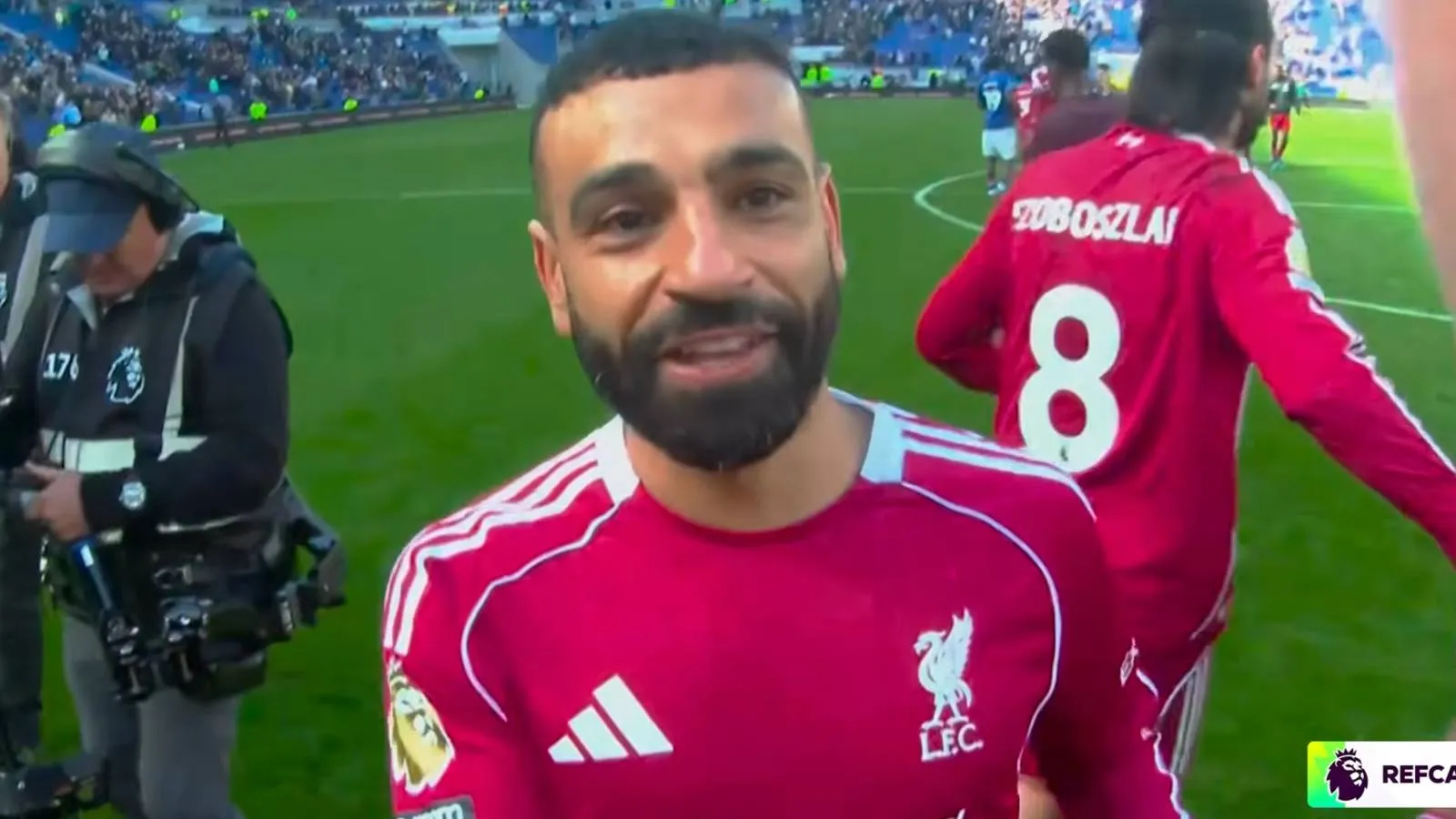 Mo Salah Tegur Wasit Usai Liverpool Tundukkan Everton 2-1 - sumber: (givemesport)