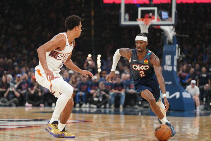 Thunder Unggul 2-0 Usai Kalahkan Suns 120-107