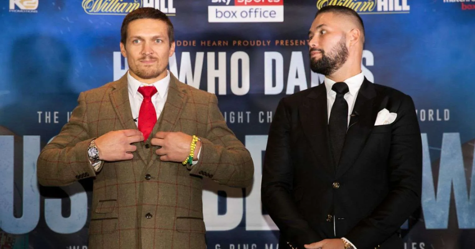 Tony Bellew Ditanya Siapa di Kelas Berat Bisa Kalahkan Usyk - sumber: (secondsout)