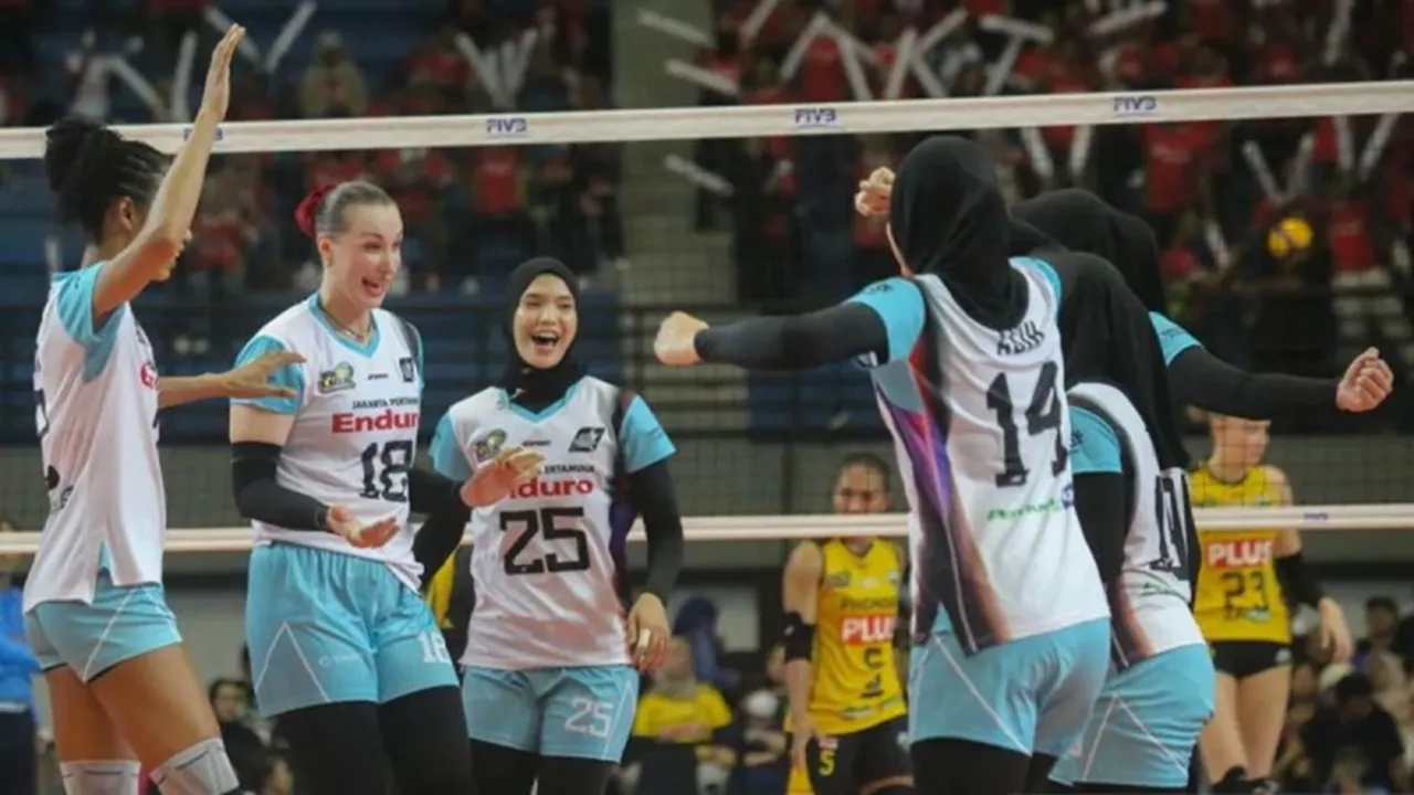 Jakarta Pertamina Enduro Libas Phonska Plus di Grand Final Proliga Game 1