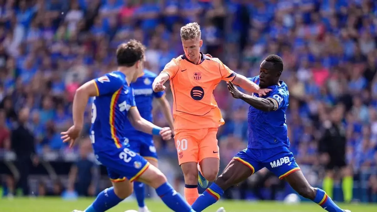 Barcelona Dekati Gelar La Liga Usai Kalahkan Getafe 2-0 - sumber: (footballespana)