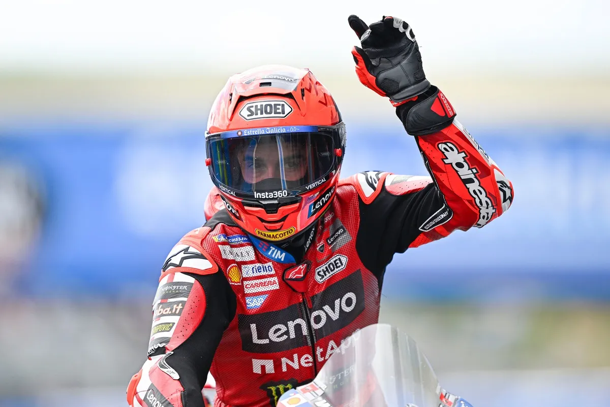 GP Spanyol: Marc Marquez Menangi Sprint Meski Terjatuh - sumber: (motorsport)