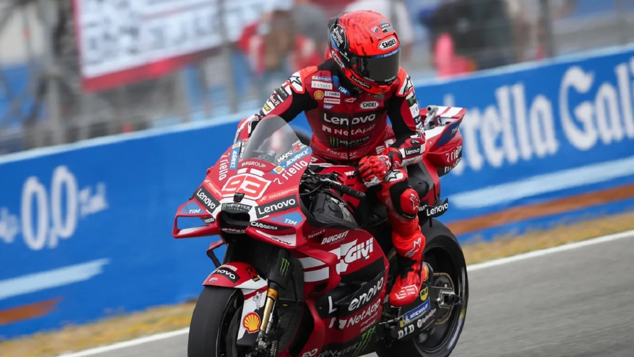 Marc Marquez bicara soal rasa optimismenya pasca jalani practice di GP Spanyol.