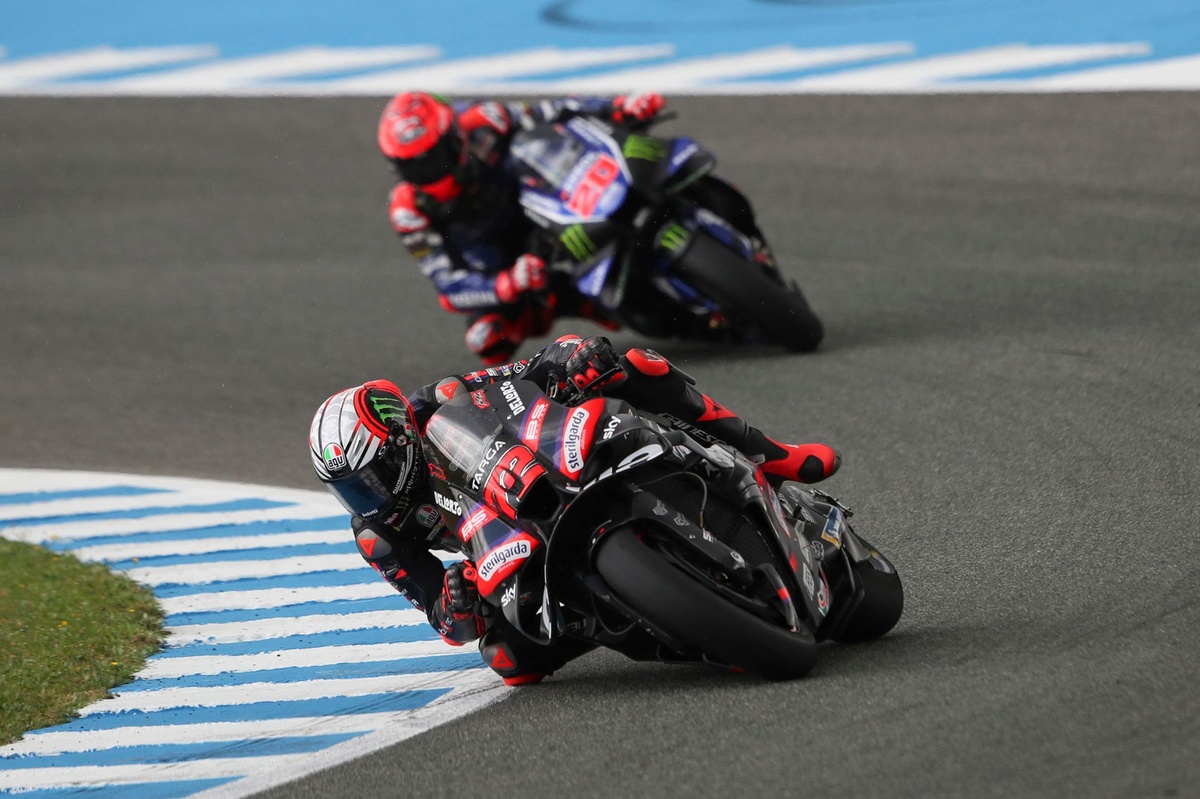 Masalah Visor Hambat Start Marco Bezzecchi di Sprint Jerez