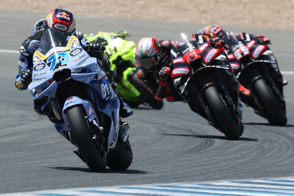 Alex Marquez Hentikan Dominasi Aprilia di GP Spanyol, Marc Jatuh