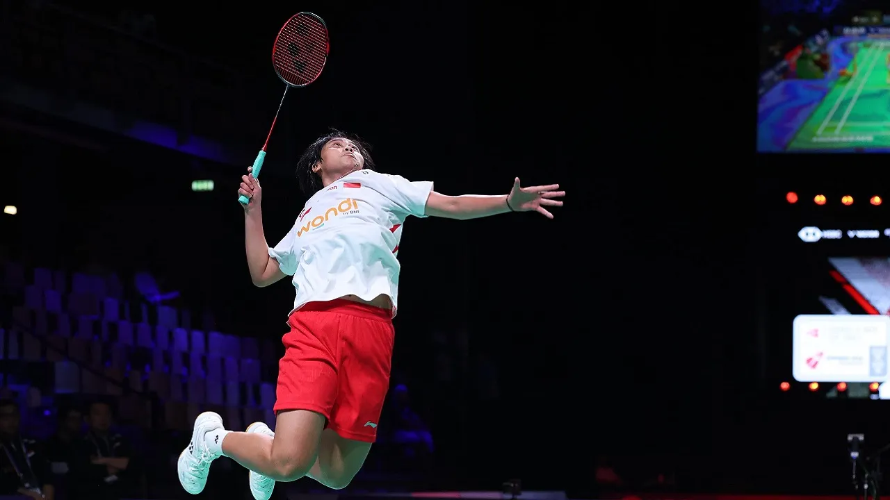 Thalita Ramadhani Wiryawan puas bisa sumbang poin saat Indonesia lawan Kanada.