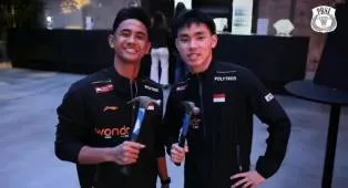 Moh Zaki Ubaidillah & Nikolaus Joaquin Bawa Indonesia Atasi Thailand
