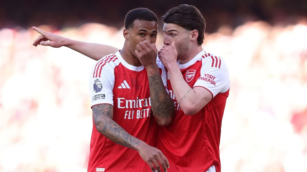 Reaksi Declan Rice Terhadap Cedera Eze di Laga Arsenal - sumber: (footballlondon)