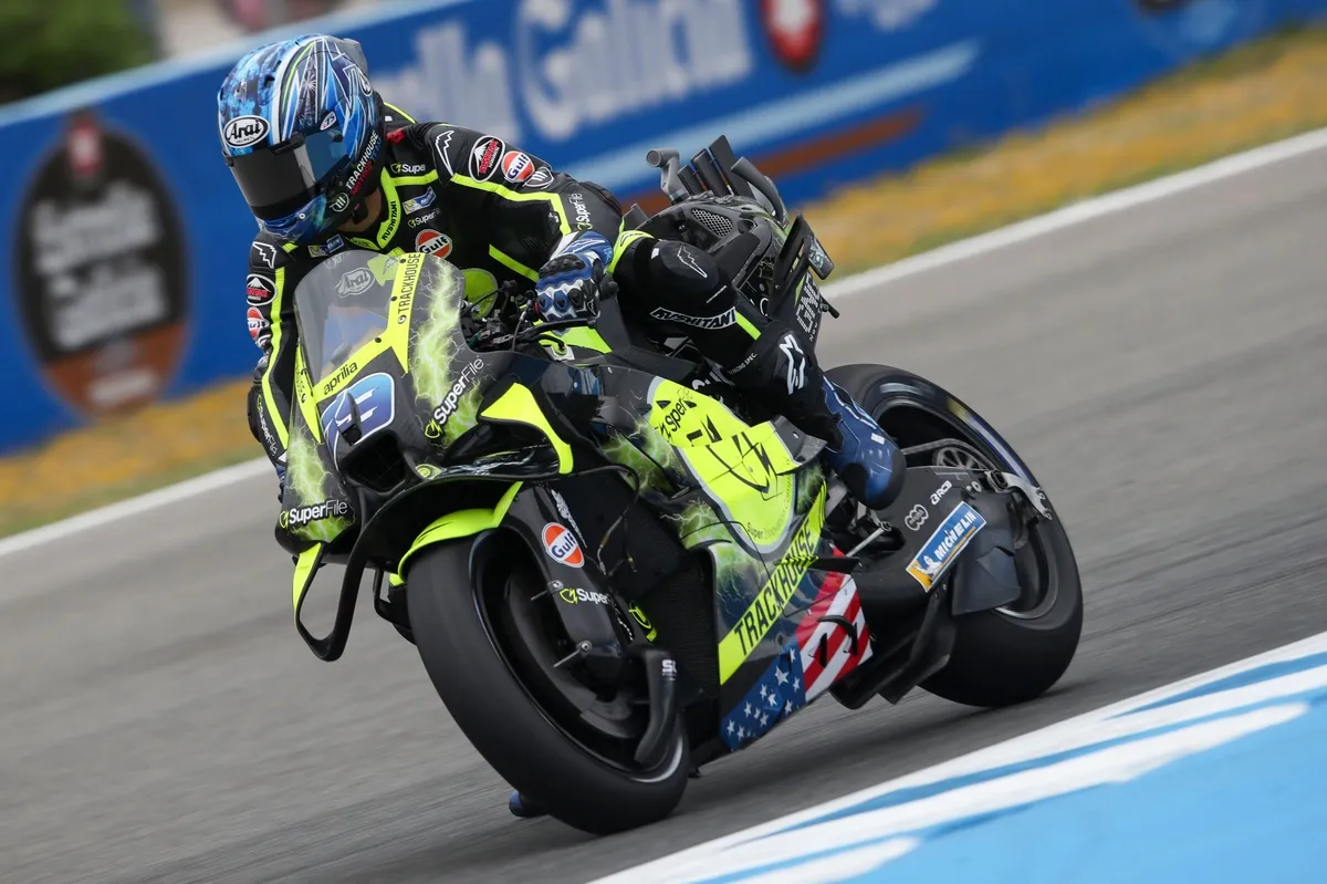 Uji MotoGP Jerez: Dominasi Aprilia di 3 Posisi Teratas - sumber: (motorsport)