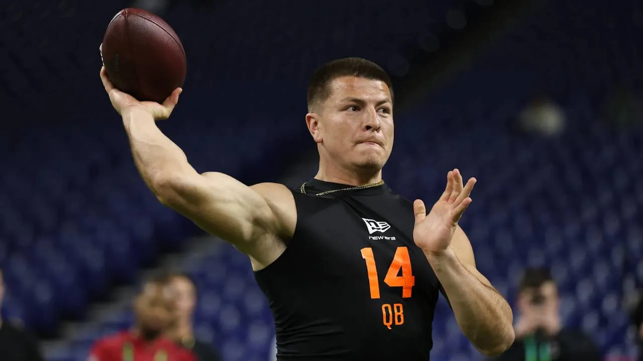 Diego Pavia menjadi salah satu nama paling disorot setelah tidak terpilih dalam NFL Draft 2026, meski sebelumnya berstatus finalis Heisman Trophy. (Foto: AP)
