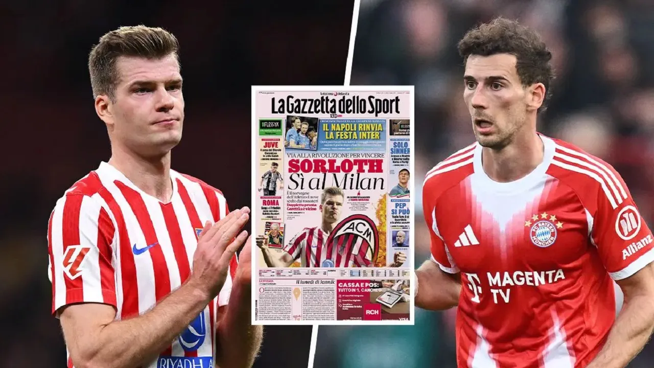 Jadi Bidikan Milan, Leon Goretzka dan Alexander Sorloth Beri Lampu Hijau