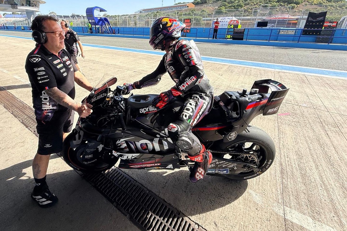 Pembalap Aprilia Puji Lonjakan Performa Tes Jerez