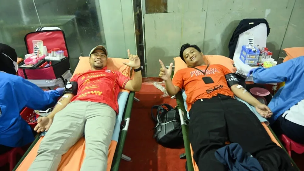 Persija Gelar Donor Darah sebagai Aksi Kemanusiaan Terpuji - sumber: (ileagueid)